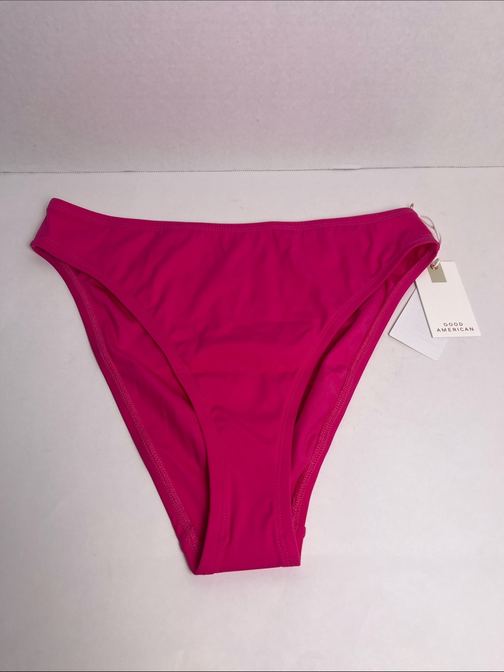 New Good American Ballerina Pink High Waist Bikini Bottom GSW1086 Size L